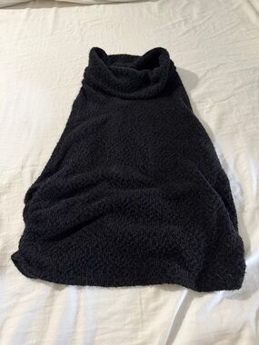 Free People Black Knit Cowl-neck Sleeveless & Backless Tank SZ: M